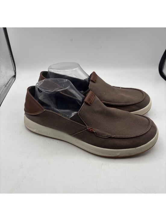 KURU Other - Kuru Pace Slip On Casual Shoe Mens 9.5 Orthotic Comfort Dark Ash Rich Walnut